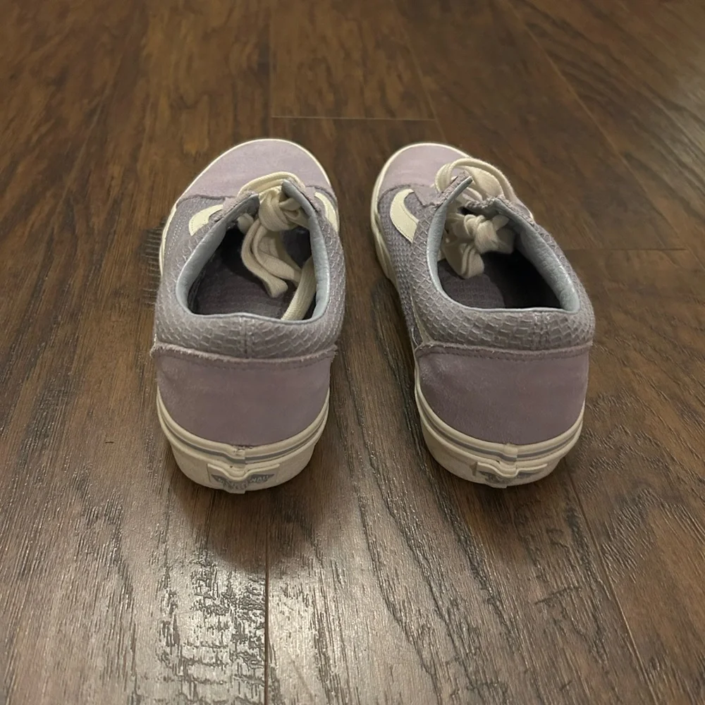 Vans Old Skool Multi Woven Canvas Lavender Sneakers Unisex Sneakers Size 7.5 6.0 - Picture 3 of 6